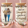 Sometimes You Forget You're Awesome - Family Personalized Custom Glass Cup, Iced Coffee Cup - Gift For Mom, Daughter
