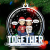 Straight To You - Couple Personalized Custom Ornament - Acrylic Custom Shaped - Christmas Gift For Husband Wife, Anniversary