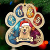 Have A Sweet Pawlidays - Dog & Cat Personalized Custom Ornament - Acrylic Paw Shaped - Christmas Gift For Pet Owners, Pet Lovers