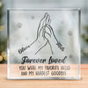 Talk To The Paw - Memorial Personalized Custom Square Shaped Acrylic Plaque - Sympathy Gift, Gift For Pet Owners, Pet Lovers