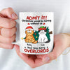 On Naughty List We Regret Nothing - Cat Personalized Custom Mug - Christmas Gift For Pet Owners, Pet Lovers