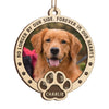 Custom Photo Until The Day We Meet Again On The Rainbow Bridge - Memorial Personalized Custom Ornament - Wood Custom Shaped - Christmas Gift, Sympathy Gift For Pet Owners, Pet Lovers