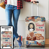Travel Is My Therapy - Personalized Luggage Cover