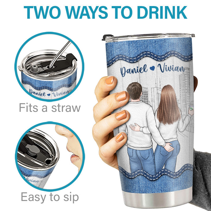 You Are The Only One - Couple Personalized Custom Tumbler - Gift For Husband Wife, Anniversary