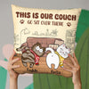 Reserved For The Cats - Cat Personalized Custom Pillow - Christmas Gift For Pet Owners, Pet Lovers
