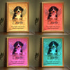 Custom Photo You Left Paw Prints On Our Hearts - Memorial Personalized Custom Frame Light Box - Sympathy Gift For Pet Owners, Pet Lovers