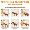 Personalized Custom Wooden Pet Carvings - Furry Friends Make The Best Family - Gift For Pet Lovers - Wood Sculpture Table Ornaments, Carved Wood Decor